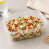 PP saladebakjes rechthoekig 200cc