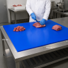 HDPE plastic blue sheets of 10my format 980 x 980 mm
