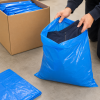 HDPE material flat bag 20my blue size 400 x 600 mm