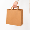 Paper kraft bags 32x22x26cm 21L 80gr
