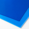 HDPE plastic blue sheets of 10my format 980 x 980 mm