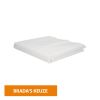 HDPE vlakke zakken 35my formaat 54 x 80 cm (Transparant)