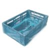 HDPE kratzakken 20my formaat 68/2 x 17 x 63 cm (Blauw)