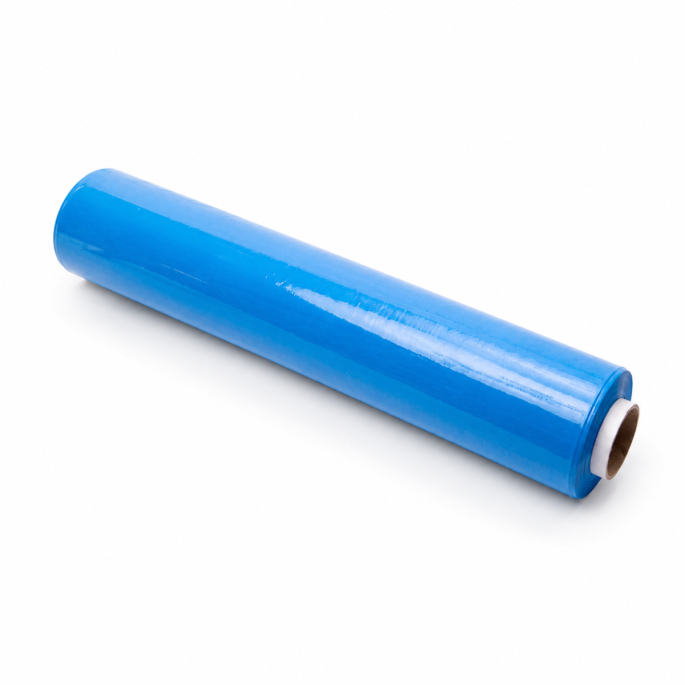 Wrapping film blue 23my 500mm x 300m