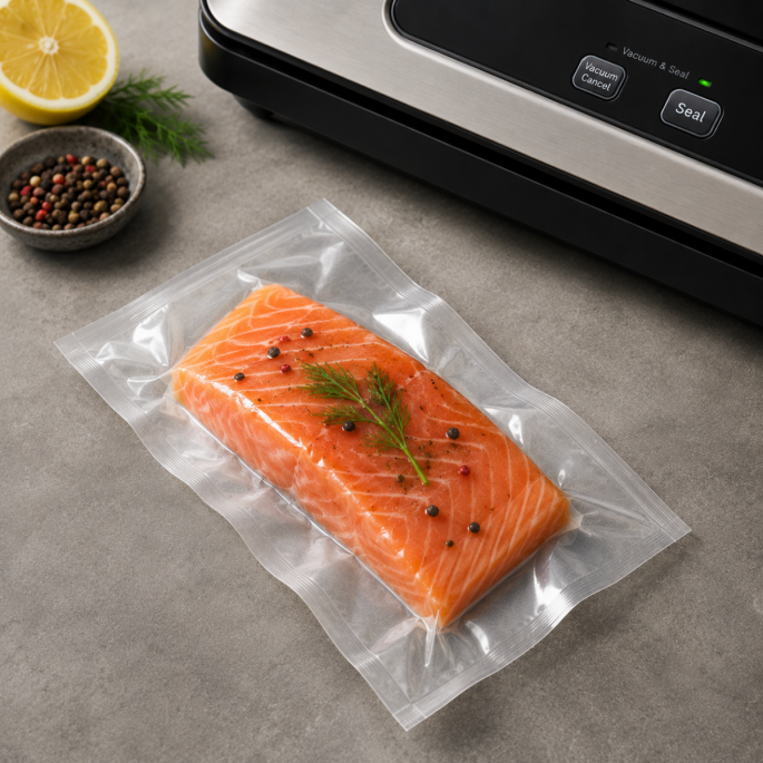 Vacuum bag side seal 90 my - Various sizes