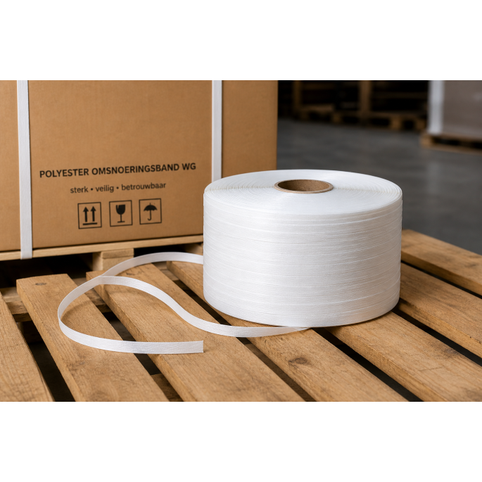 Polyester strapping band WG format 13 mm x 1100 m