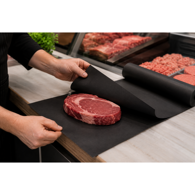 Meat saver papier 65 g/m2 zwart