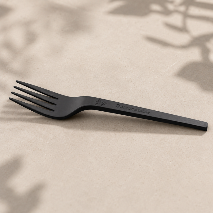 Fork anthracite PP 182mm