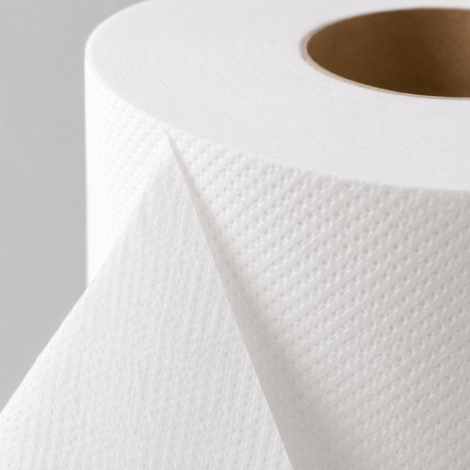 Toiletpapier 100% cellulose 2L wit