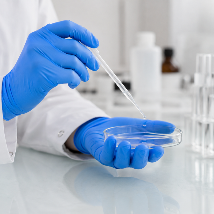 Gloves ultra sensitive nitrile blue various sizes