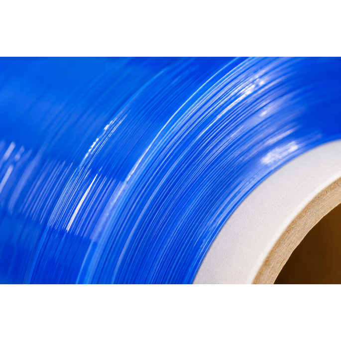 Wrapping film blue 23my 500mm x 300m