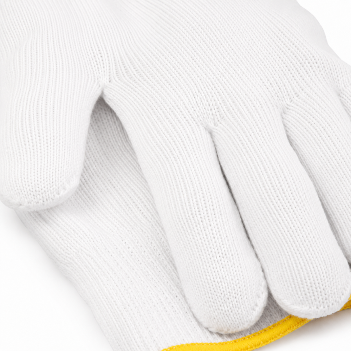Handschoenen katoen wit