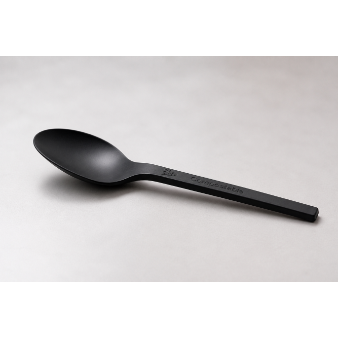 Spoon anthracite PP 185mm
