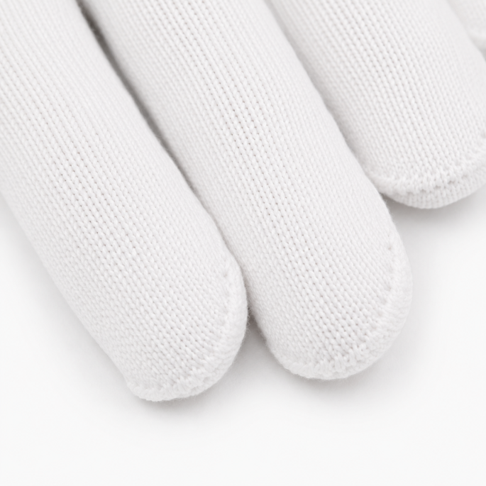 Handschoenen katoen wit