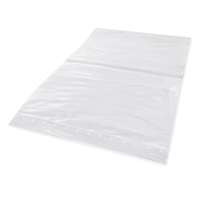HDPE flat bag 35my 600 x 900 mm