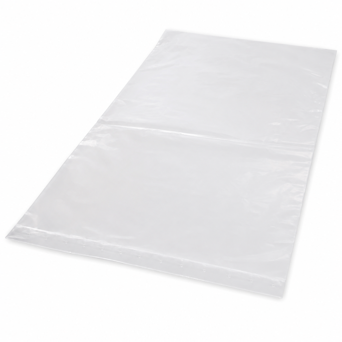 HDPE zak 35my transparant formaat 600 x 1250 mm