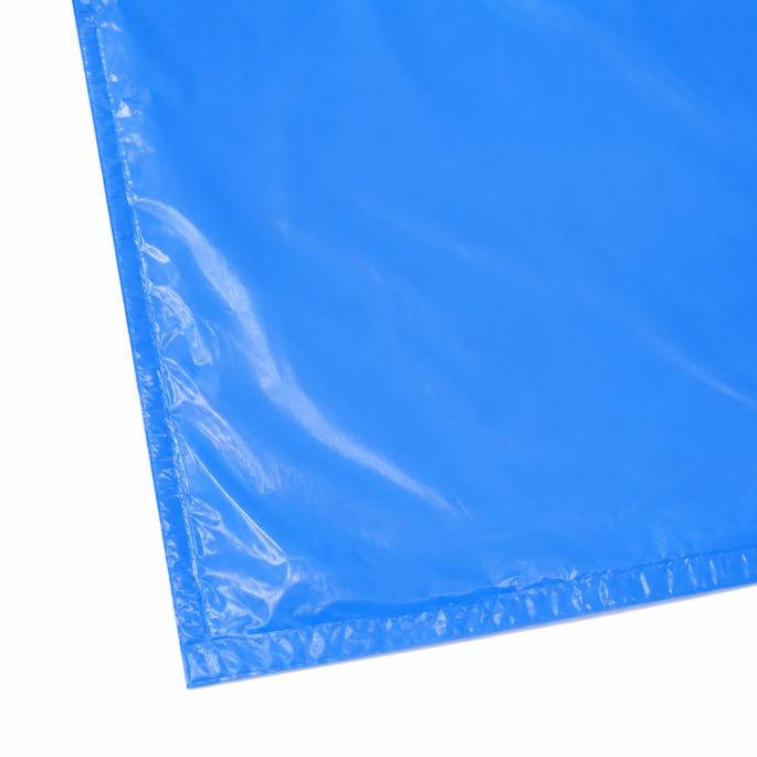 MDPE zak 20my blauw