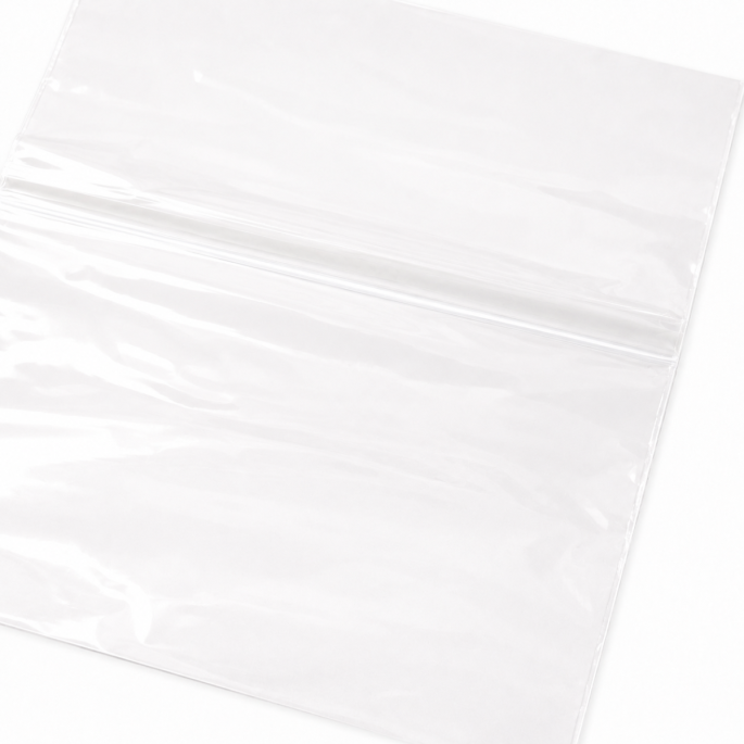 HDPE flat bag 35my 600 x 900 mm