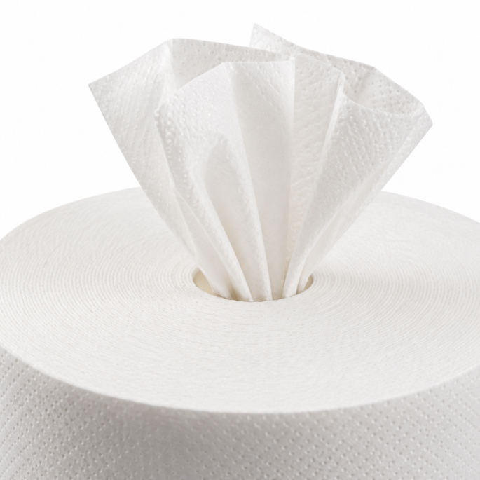 Mini poetspapier coreless cellulose 1L wit