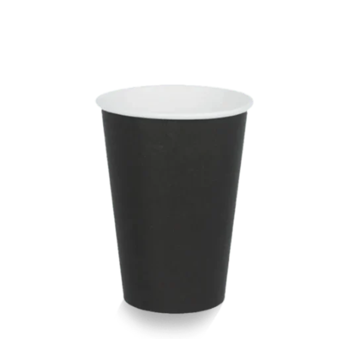 Enkelwandige koffie beker 'zwart'