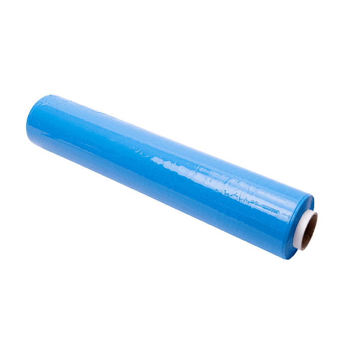 Wrapping film blue 23my 500mm x 300m