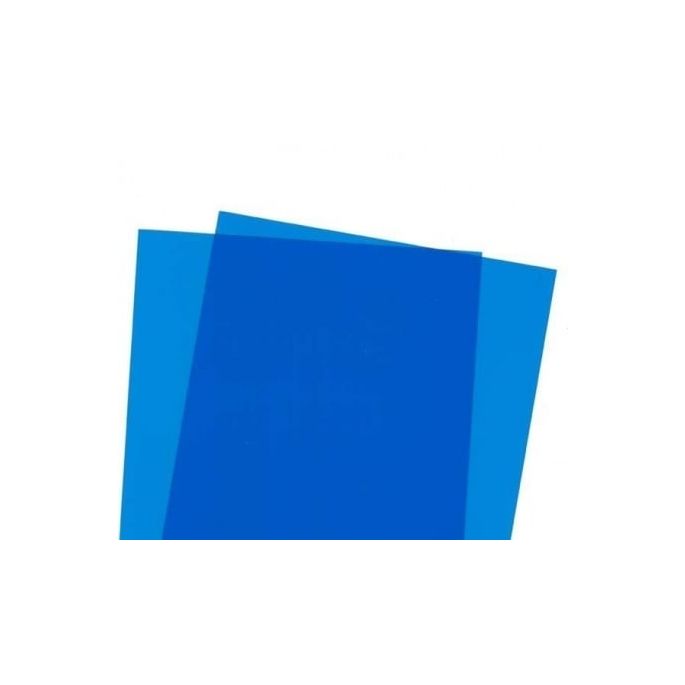 HDPE vellen 10my formaat 98 x 98 cm (Blauw)
