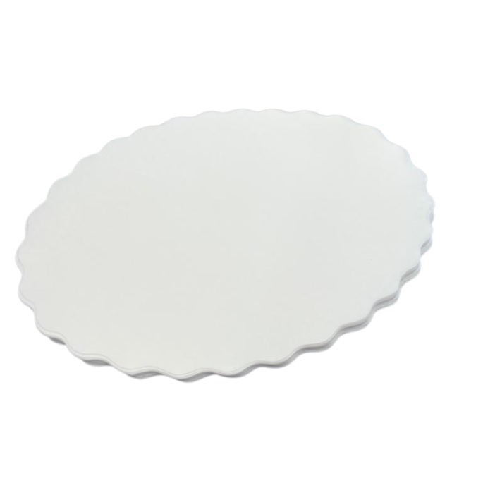 Meat saver papier ovaaltjes formaat 112 x 145 mm (Wit)