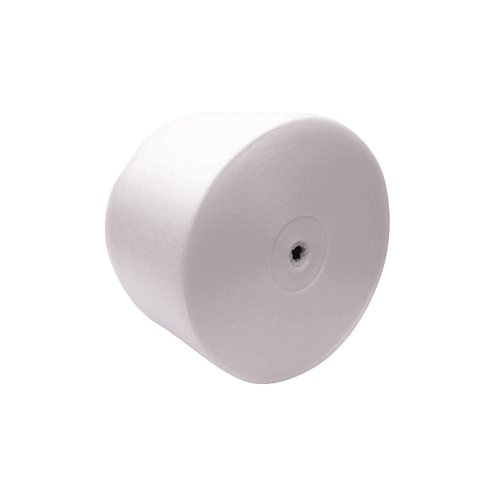 Schuimfolie 1mm dik formaat 50 cm x 500 m (Wit)