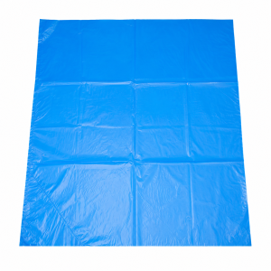HDPE vlakke zakken 20my formaat 40 x 60 cm (Blauw)