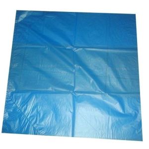 HDPE vlakke zakken 20my formaat 40 x 60 cm (Blauw)