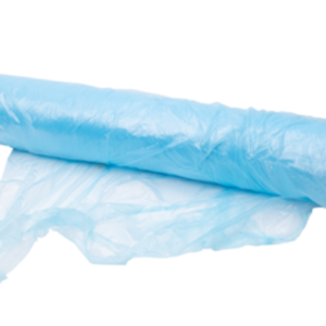 LDPE hoes 30my blauw formaat 130/ 2x50 x 210 cm