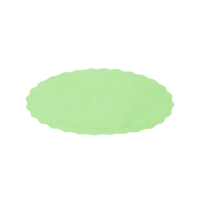 Meat saver papier ovaaltjes formaat 112 x 145 mm (Groen)