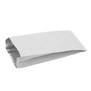 Papieren braadzak/grillzak wit 160x55x290 mm