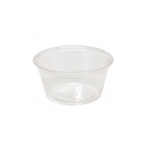 RPET portiecups 80ml - formaat Ø 75 mm (Transparent)