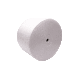 Schuimfolie 1mm dik formaat 50 cm x 500 m (Wit)